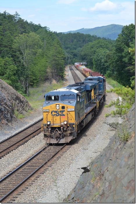 CSX 5403-7302 Moss Run. View 2.