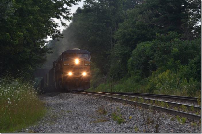 CSX 719-720. Austen WV. View 3.