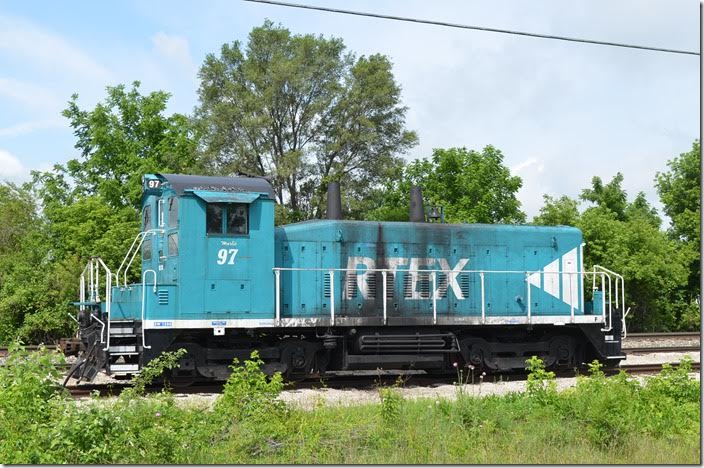 Rail Trusts Equipment Inc. SW-1200 97 is ex-Lancaster & Chester nee-PRR. Parked on the siding at the west end of Carey, I presume National Lime must have it leased, but I can’t say for sure.