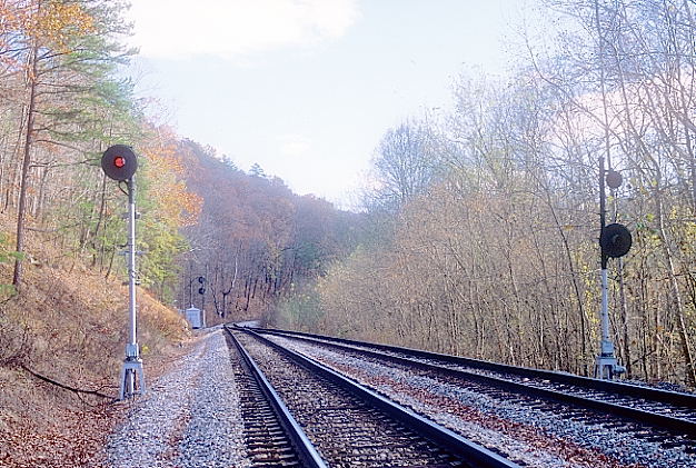 Perth. The signal is General Railway Equipment, but the mast is a more recent Modern Industries that was manufactured in Louisville.