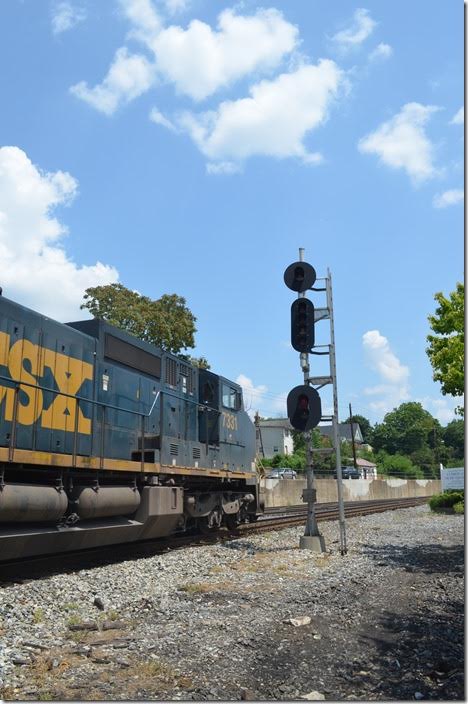 CSX 7331. Viaduct Jct. View 2.