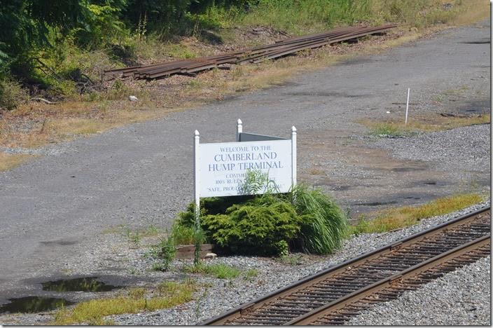 CSX Cumberland Hump sign. Mexico MD.