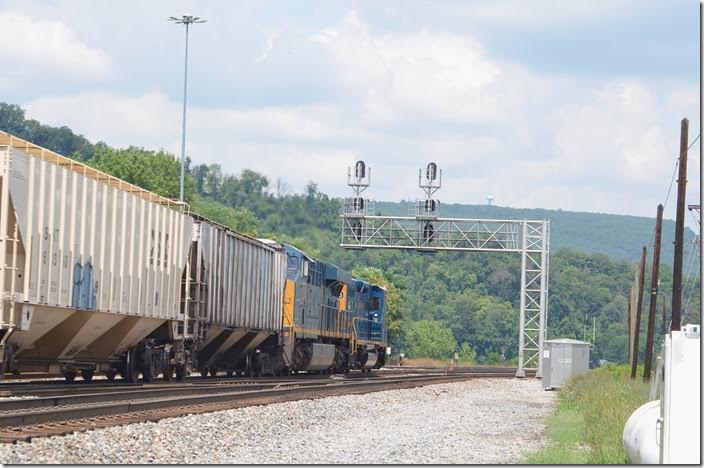 CSX 2046-3159. Virginia Ave. Cumberland MD. View 2.