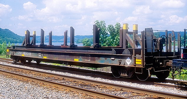 CSX slab car 604245 has a ld. limit of 216,500.