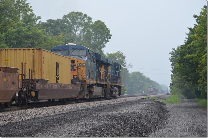 CSX 5372-5365. Green Spring WV. View 2.