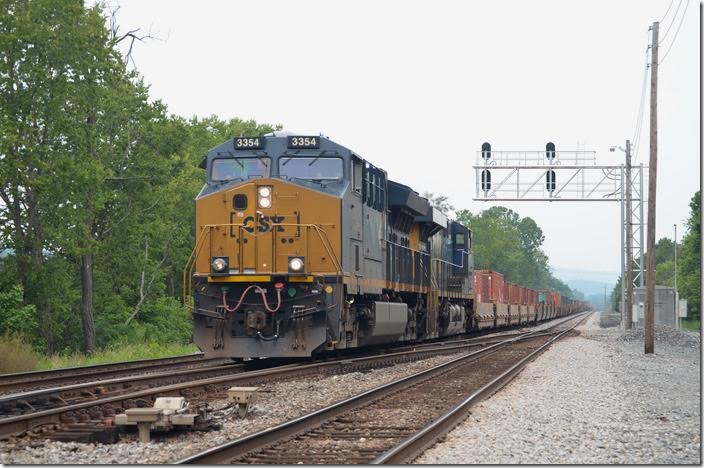 CSX 3354-5373. Green Spring WV. View 2.