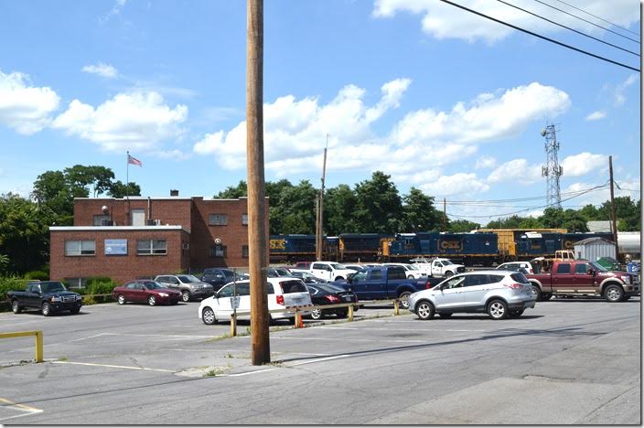 The former Western Maryland yard office, now CSX yard office, Hagerstown MD.