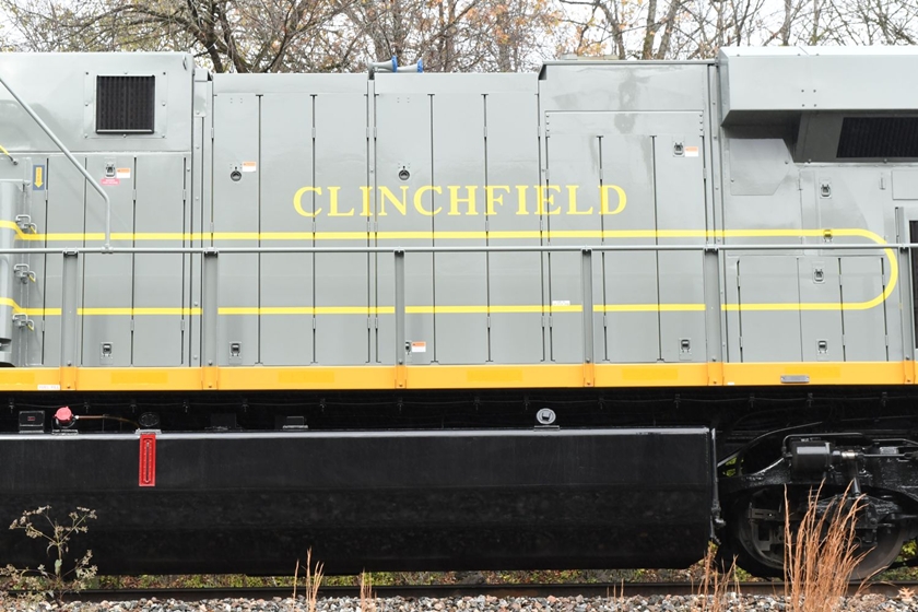 Clinchfield heritage ES44AH 1902. View 4.
