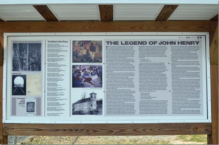 Legend of John Henry marker. Talcott WV.