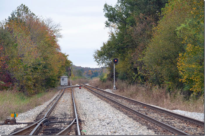 CSX CTC signal at the east end of Skillman siding. Skillman KY.