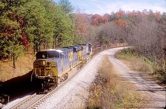 From a ledge at the mouth of Tunnel 9 (Davis Tunnel) I shot northbound K538-03 behind AC44CWs 837-400.