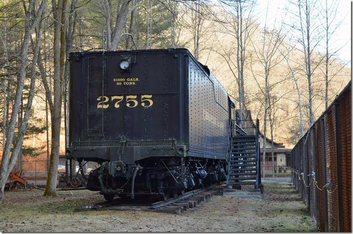 C&O 2755. Coal tender. View 5.