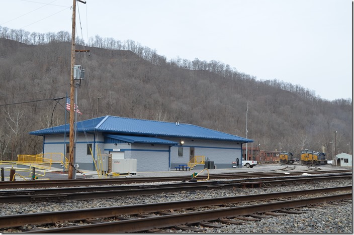 New yard office at Peach Creek Yard near Logan.