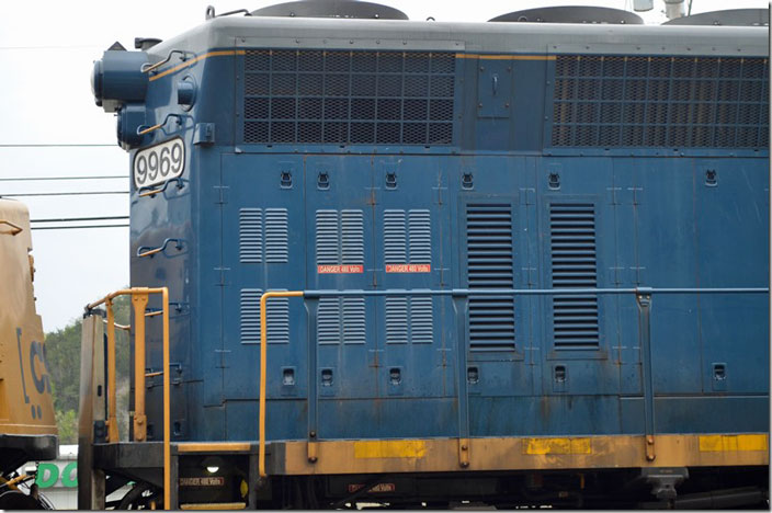 CSX 9969 GP40WH-2. Pauley KY.