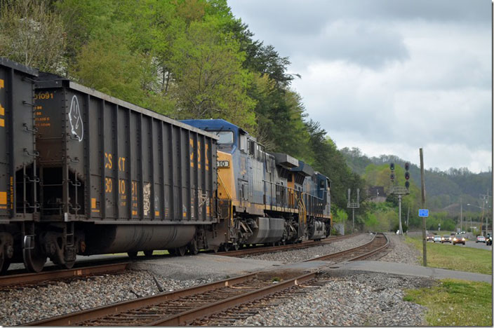 CSX 3447-210. WE Pauley KY.