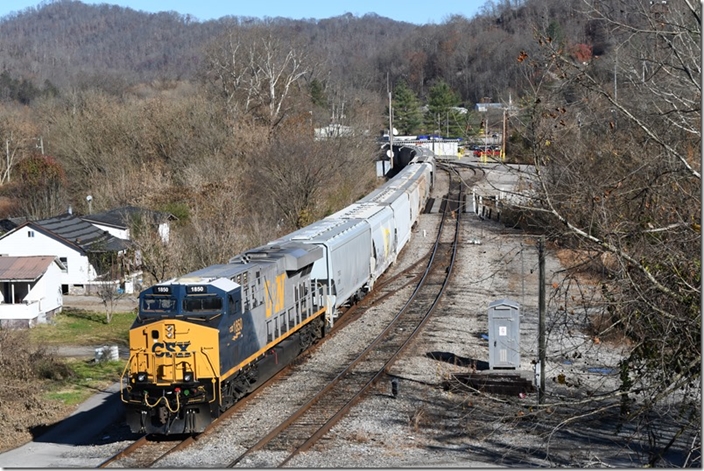 CSX 1850 DPU. Shelby KY.