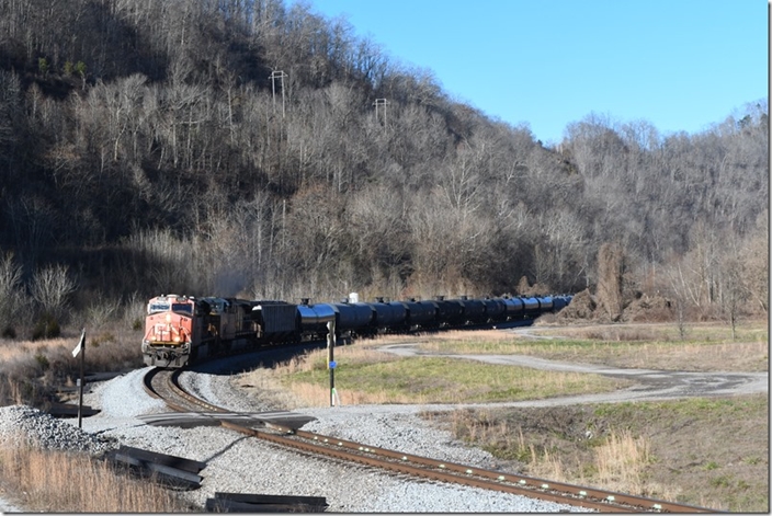 CN 2225-CSX 83 approach FO Cabin with e/b ethanol train B627 (CN Chicago to Charlotte) on 12-12-2023.