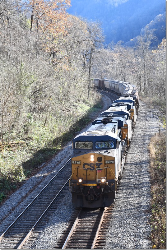 CSX 787-5205. Stone Cliff WV.