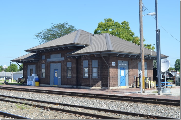 CSX depot. View 2. Connersville IN.