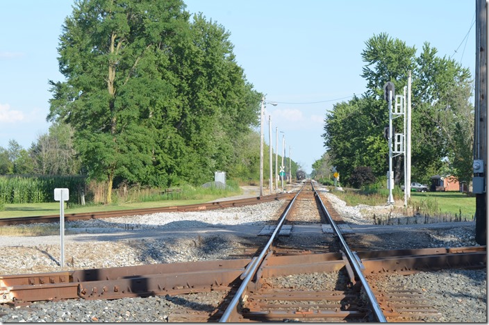 CSX - Indiana Eastern crossing. View 2. Cottage Grove IN.