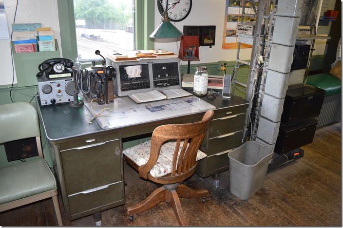 Operators desk at AC Tower. Marion.