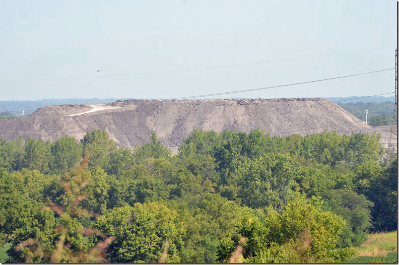 AK Steel’s huge slag dump. Middletown OH.