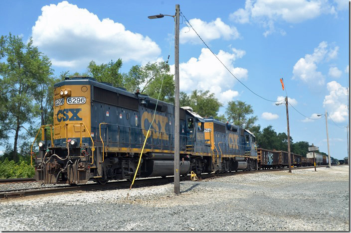 CSX 6296-2568. View 2. New Miami OH. 