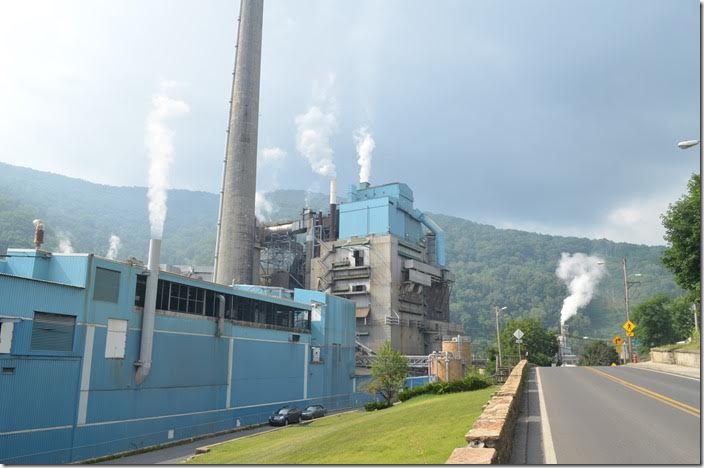 Verso Corporation now operates the former West Virginia Pulp & Paper Co. (Westvaco) mill at Luke. From their website I learned that they produce coated free-sheet papers for commercial and publication printing as well as coated one side papers for label applications. Verso Corp paper mill. Luke MD.