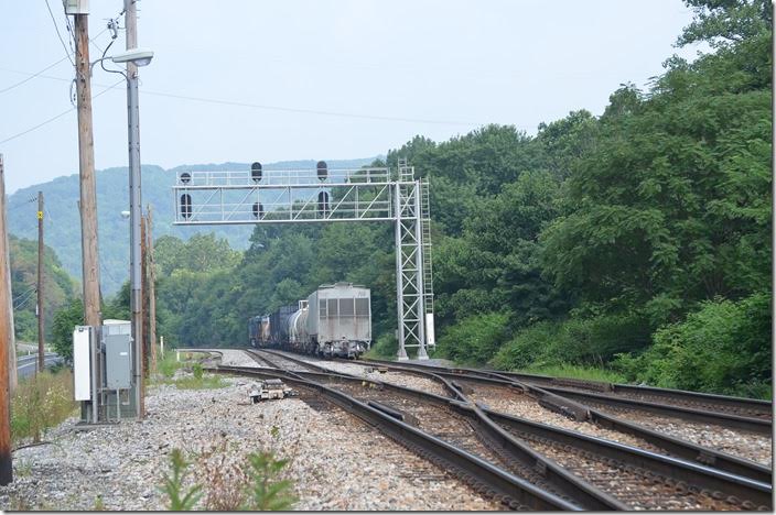 CSX 5433-3072. From the rear. West Keyser WV.