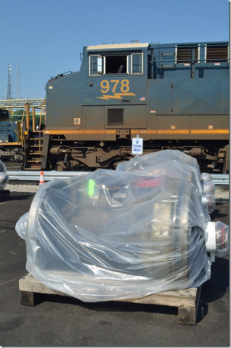 CSX AC traction motor. Queensgate OH.