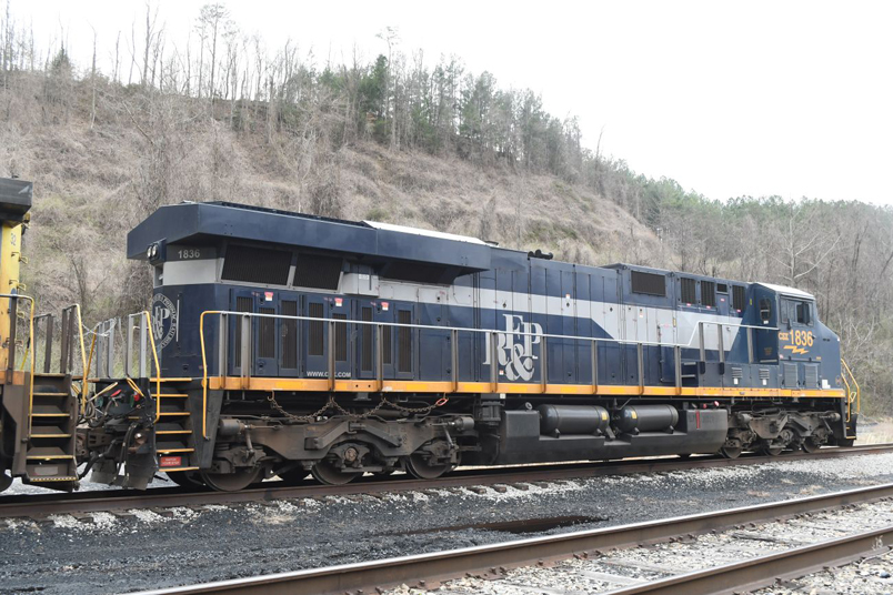 "RF&P" 1836 is ex-3055, an ES44AH built 06-2012.