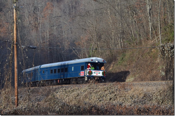 Passing south end of Delano passing siding. View 2. 