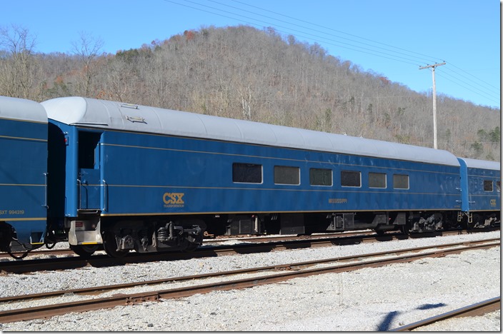 CSX car 994008 “Mississippi.” Shows to be ex-Southern Pullman 1041 that was later Conrail 24 and CR 8.