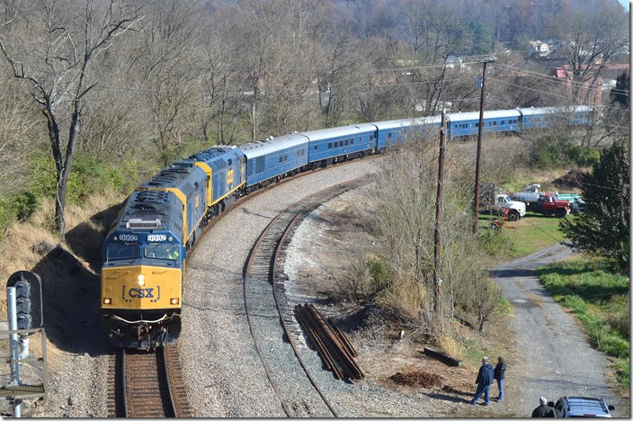 CSX 9992-9999-9993. View 3. St Paul VA.