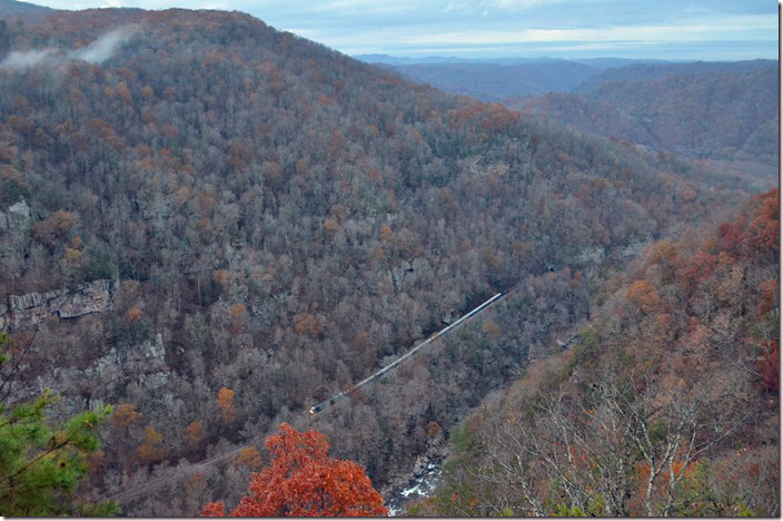 View 2 from the Clinchfield Overlook at the Breaks park.