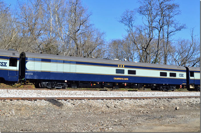 CSX 994363. Champion “Champ” M Davis was a president of the Atlantic Coast Line. St Paul VA.