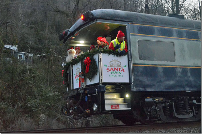 CSX Santa train. Elkhorn City.