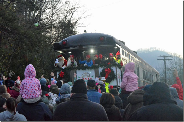 CSX Santa train. Elkhorn City.