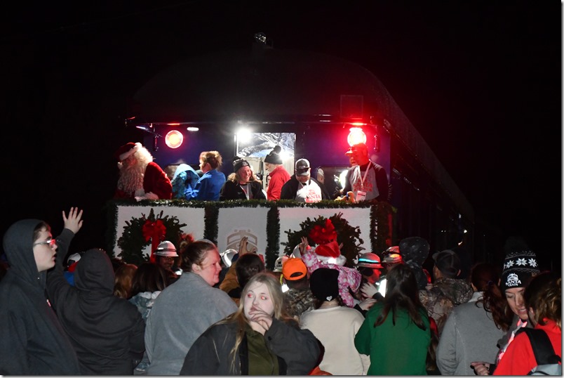CSX Santa Train. Marrowbone KY.