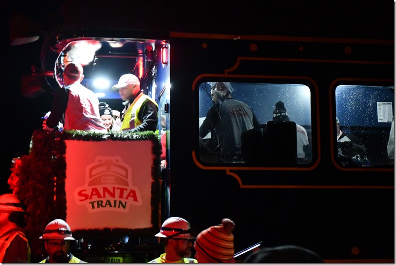 CSX Santa Train. Marrowbone KY.