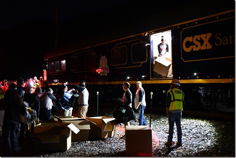 CSX Santa Train. Marrowbone KY.