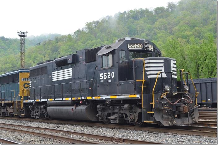 Ex-NS GP38-2 FURX 5520. Shelby.