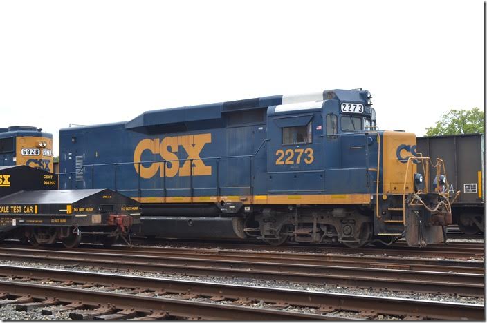 CSX 2273 Road Slug, a former GP30. Huntington.