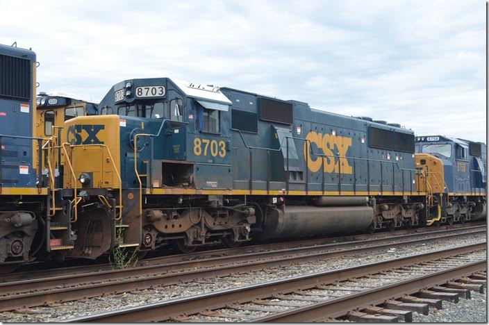 SD60 8703 is originally CSX. Huntington.