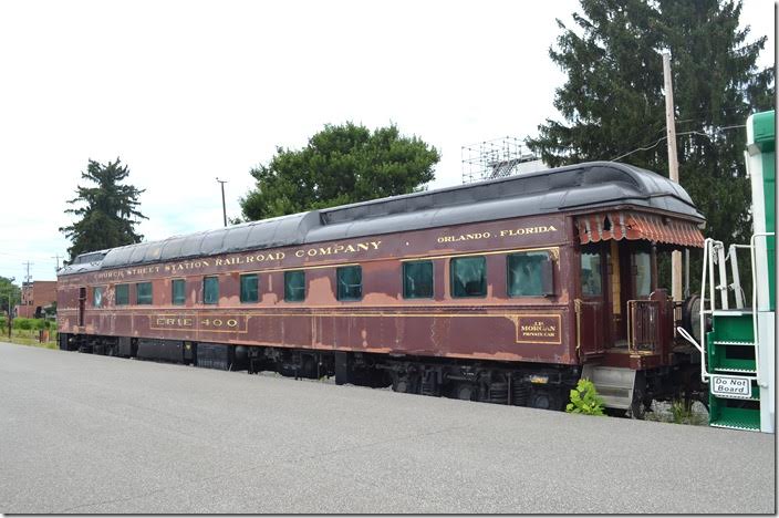 J. P. Morgan’s private car at one time. Erie 400 private car. Huntington.