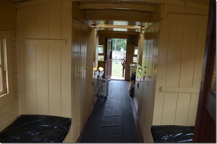 PRR caboose 981741. Inside view 2.