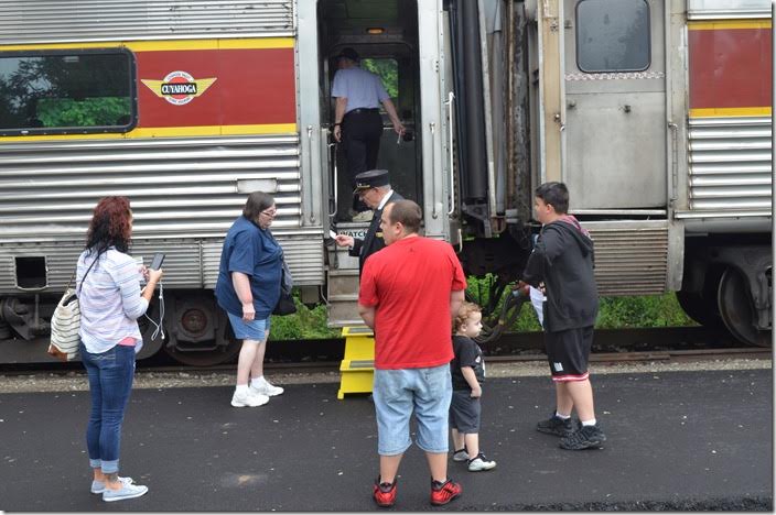 Boarding CVSR. Akron OH.