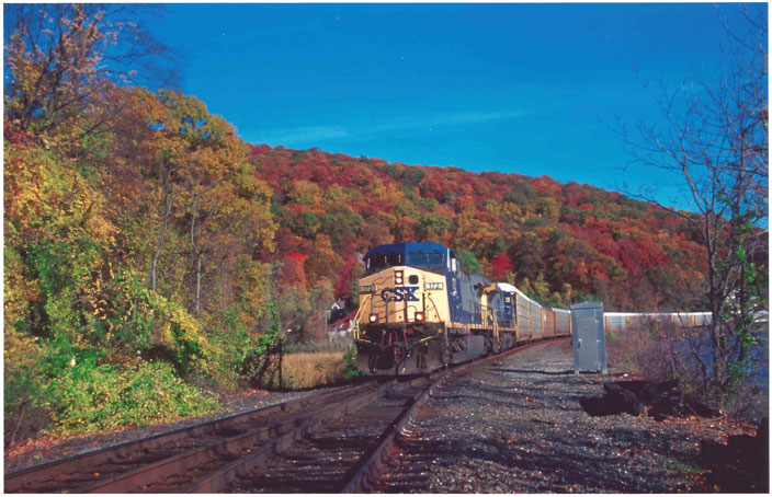 No date. Fall. CSX 172. Bear Mountain NY.