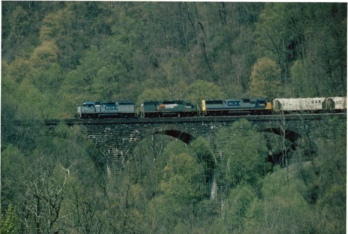 1991. CSX Seaboard CSX. St Louis Line. 