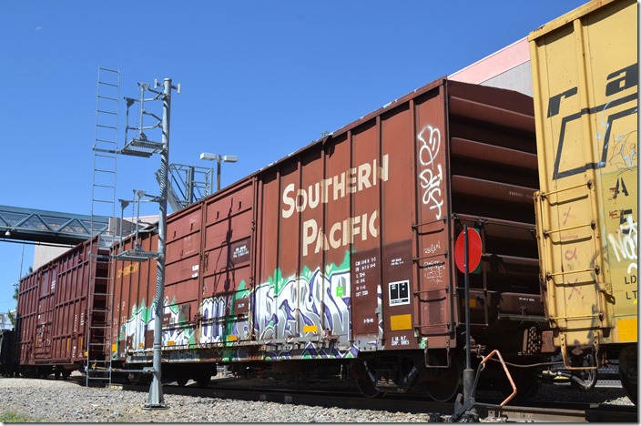 I couldn’t pass up this “fallen flag” SP. It was built in 06-1979. SP box 24352. Nogales AZ.